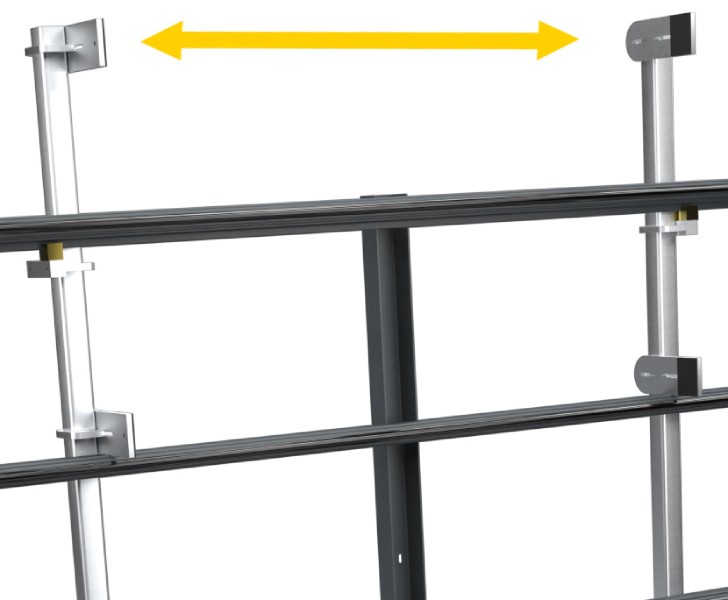 Aluminum Five CS Frame clamping Tekna